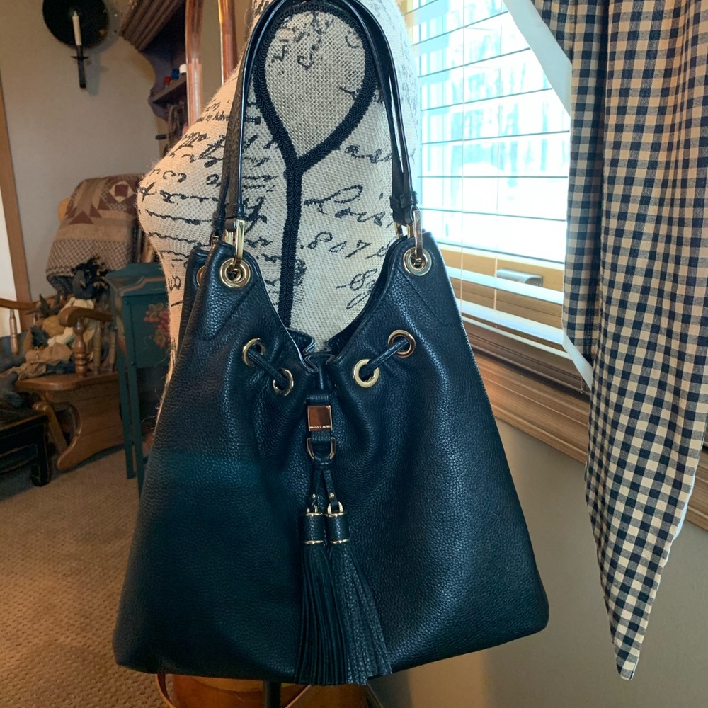 Michael Kors pebbled leather hobo